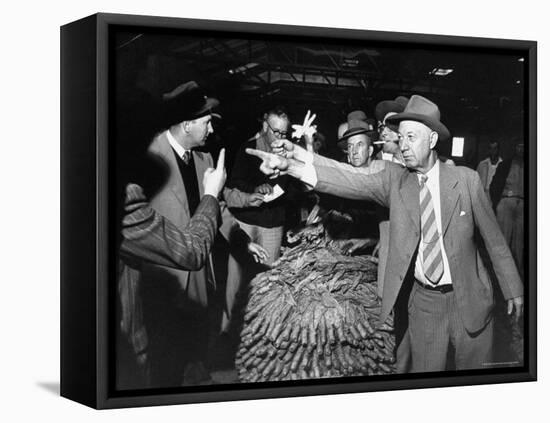 Tobacco Auction at Danville-Peter Stackpole-Framed Premier Image Canvas