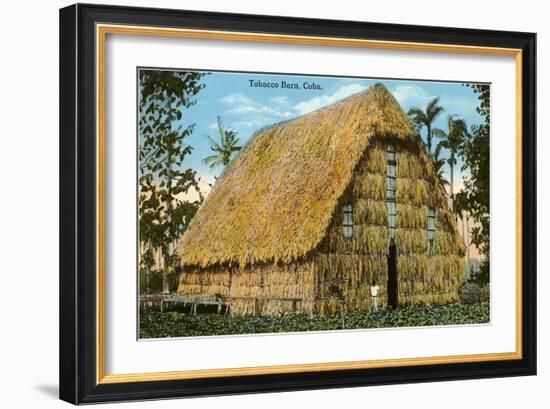 Tobacco Barn, Cuba-null-Framed Art Print