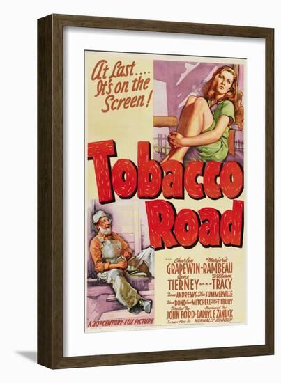 Tobacco Road, 1941, Directed by John Ford-null-Framed Giclee Print