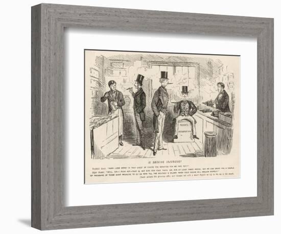 Tobacconist's Shop, London-null-Framed Art Print