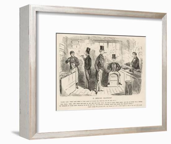 Tobacconist's Shop, London-null-Framed Art Print