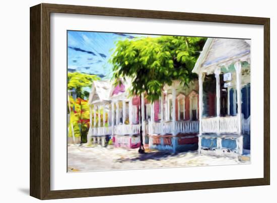 Tobaco Houses - In the Style of Oil Painting-Philippe Hugonnard-Framed Giclee Print