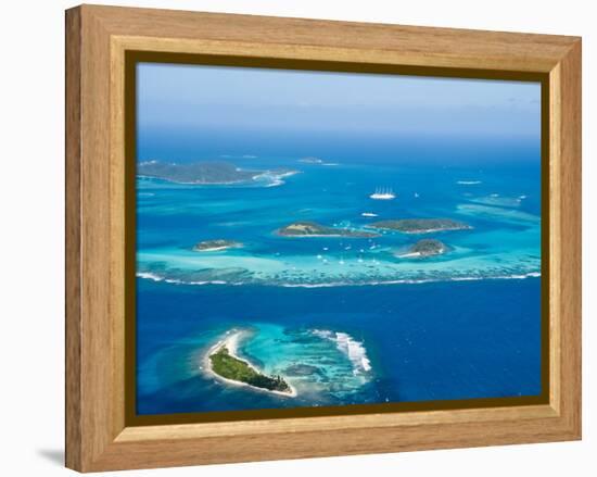 Tobago Cays and Mayreau Island, St. Vincent and the Grenadines, Windward Islands-Michael DeFreitas-Framed Premier Image Canvas