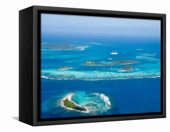 Tobago Cays and Mayreau Island, St. Vincent and the Grenadines, Windward Islands-Michael DeFreitas-Framed Premier Image Canvas