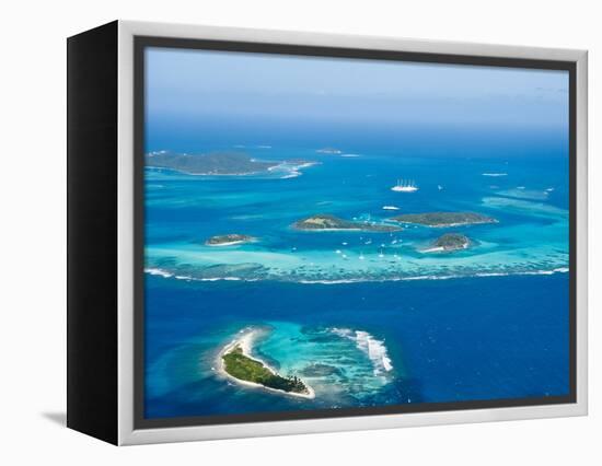 Tobago Cays and Mayreau Island, St. Vincent and the Grenadines, Windward Islands-Michael DeFreitas-Framed Premier Image Canvas