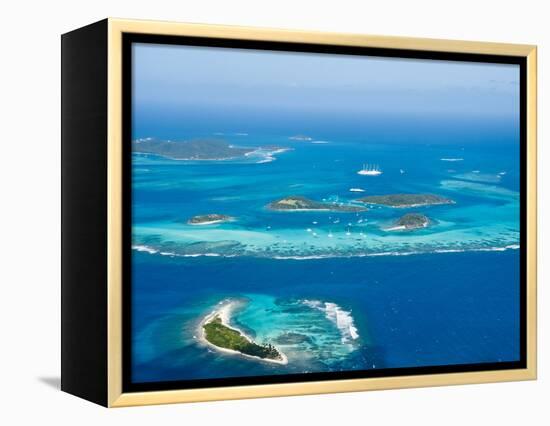 Tobago Cays and Mayreau Island, St. Vincent and the Grenadines, Windward Islands-Michael DeFreitas-Framed Premier Image Canvas