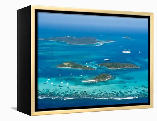 Tobago Cays and Mayreau Island, St. Vincent and the Grenadines, Windward Islands-Michael DeFreitas-Framed Premier Image Canvas