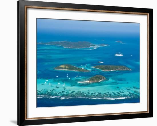 Tobago Cays and Mayreau Island, St. Vincent and the Grenadines, Windward Islands-Michael DeFreitas-Framed Photographic Print