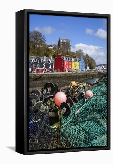 Tobermory Harbour, Isle of Mull, Inner Hebrides, Argyll and Bute, Scotland, United Kingdom-Gary Cook-Framed Premier Image Canvas