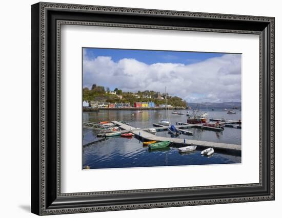 Tobermory Harbour, Isle of Mull, Inner Hebrides, Argyll and Bute, Scotland, United Kingdom-Gary Cook-Framed Photographic Print