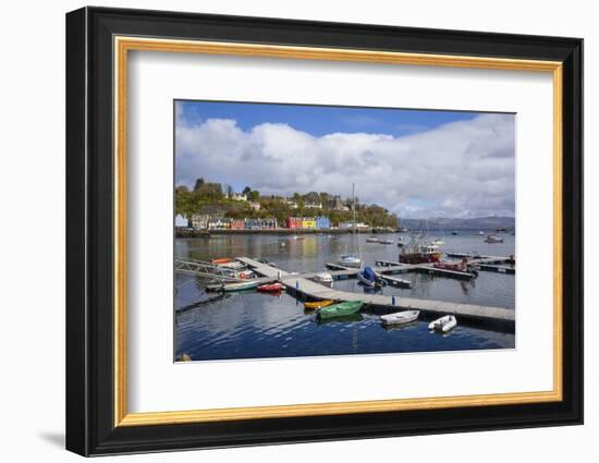 Tobermory Harbour, Isle of Mull, Inner Hebrides, Argyll and Bute, Scotland, United Kingdom-Gary Cook-Framed Photographic Print