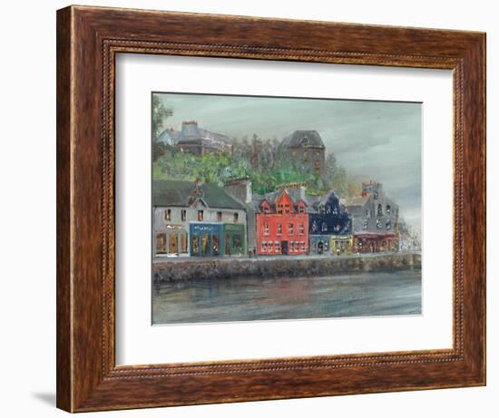 Tobermory in rain, 2009, (acrylic on canvas board)-Vincent Alexander Booth-Framed Giclee Print