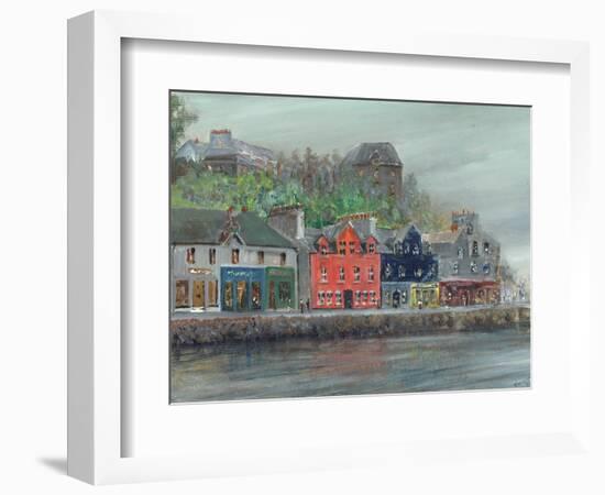 Tobermory in rain, 2009, (acrylic on canvas board)-Vincent Alexander Booth-Framed Giclee Print