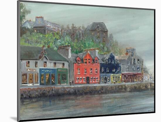 Tobermory in rain, 2009, (acrylic on canvas board)-Vincent Alexander Booth-Mounted Giclee Print