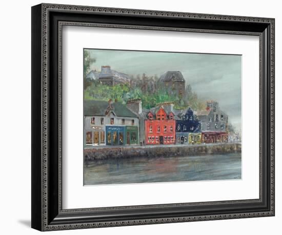 Tobermory in rain, 2009, (acrylic on canvas board)-Vincent Alexander Booth-Framed Giclee Print