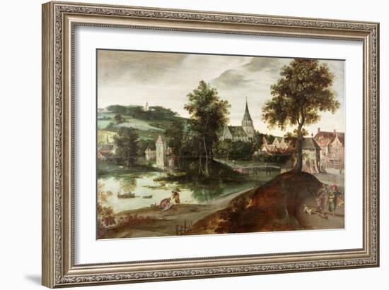 Tobias and the Angel, 1567-Jacob Grimmer-Framed Giclee Print