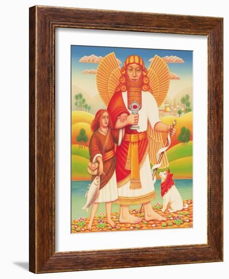 Tobias and the Angel, 2009-Frances Broomfield-Framed Giclee Print