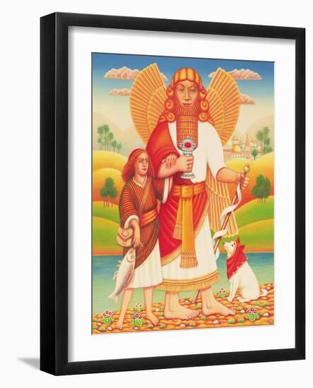 Tobias and the Angel, 2009-Frances Broomfield-Framed Giclee Print