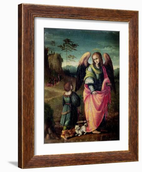 Tobias and the Angel-Francesco Ubertini Verdi Bachiacca-Framed Giclee Print