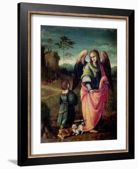 Tobias and the Angel-Francesco Ubertini Verdi Bachiacca-Framed Giclee Print