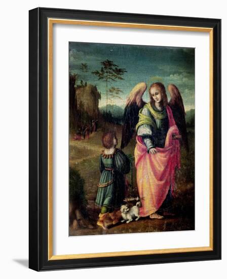 Tobias and the Angel-Francesco Ubertini Verdi Bachiacca-Framed Giclee Print