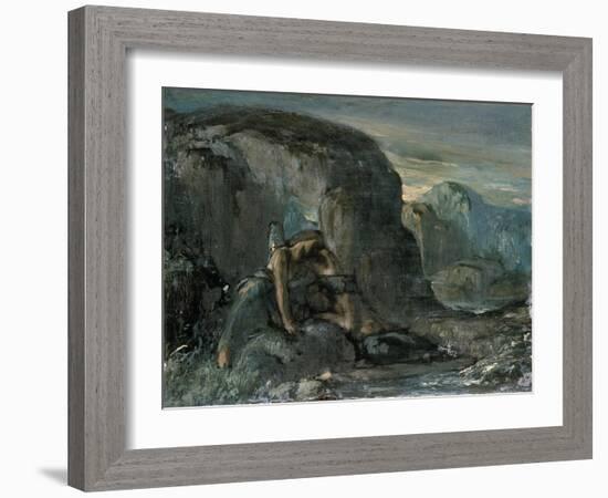 Tobias Being Comforted by the Angel-Charles Ricketts-Framed Giclee Print