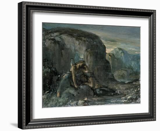 Tobias Being Comforted by the Angel-Charles Ricketts-Framed Giclee Print