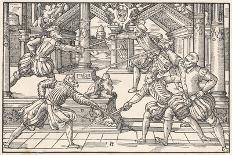 Fencing 1570-Tobias Stimmer-Art Print