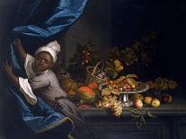 A Young Moor with a Still Life of Fruit-Tobias Stranover-Framed Art Print