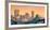 Tobin Bridge, Zakim Bridge and Boston Skyline Panorama at Sunset-Mihai Andritoiu-Framed Photographic Print