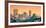 Tobin Bridge, Zakim Bridge and Boston Skyline Panorama at Sunset-Mihai Andritoiu-Framed Photographic Print