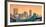 Tobin Bridge, Zakim Bridge and Boston Skyline Panorama at Sunset-Mihai Andritoiu-Framed Photographic Print