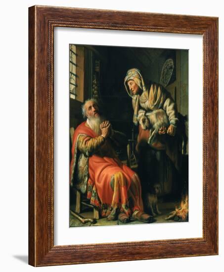 Tobit and Anna, 1626-Rembrandt van Rijn-Framed Giclee Print