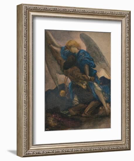 'Tobit and the Angel', c1886-Frederic Leighton-Framed Giclee Print