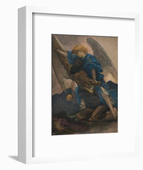 'Tobit and the Angel', c1886-Frederic Leighton-Framed Giclee Print