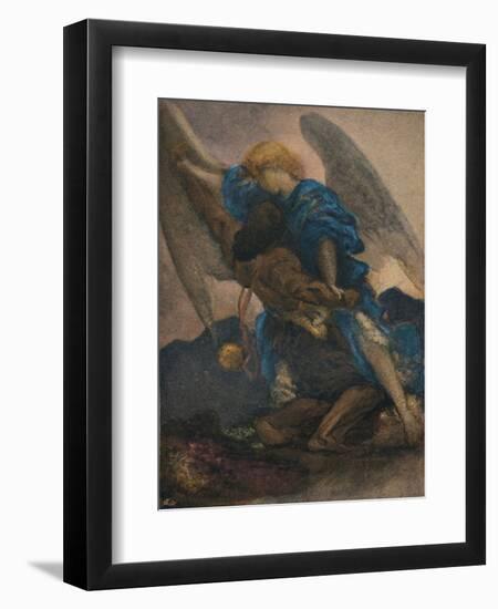 'Tobit and the Angel', c1886-Frederic Leighton-Framed Giclee Print