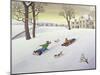 Tobogganing, 1986-Larry Smart-Mounted Giclee Print