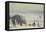 Tobogganing, the Meads, Hertford-Trevor Chamberlain-Framed Premier Image Canvas