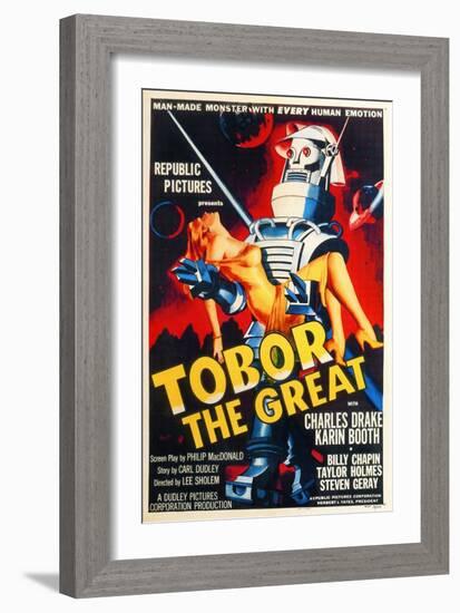 Tobor the Great, 1954, Directed by Lee Sholem-null-Framed Giclee Print