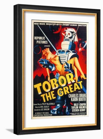 Tobor the Great, 1954, Directed by Lee Sholem-null-Framed Giclee Print