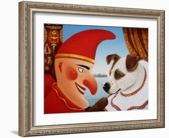 Toby and Punch, 1994-Frances Broomfield-Framed Giclee Print