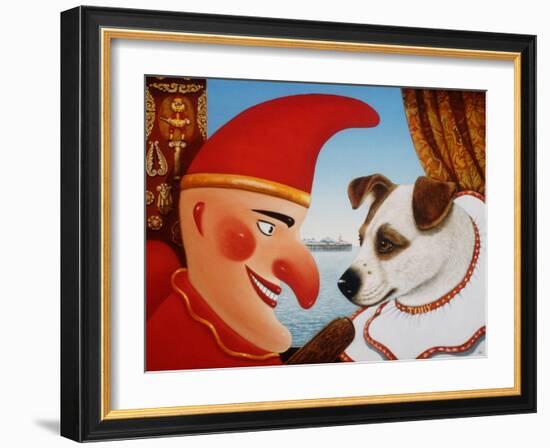 Toby and Punch, 1994-Frances Broomfield-Framed Giclee Print