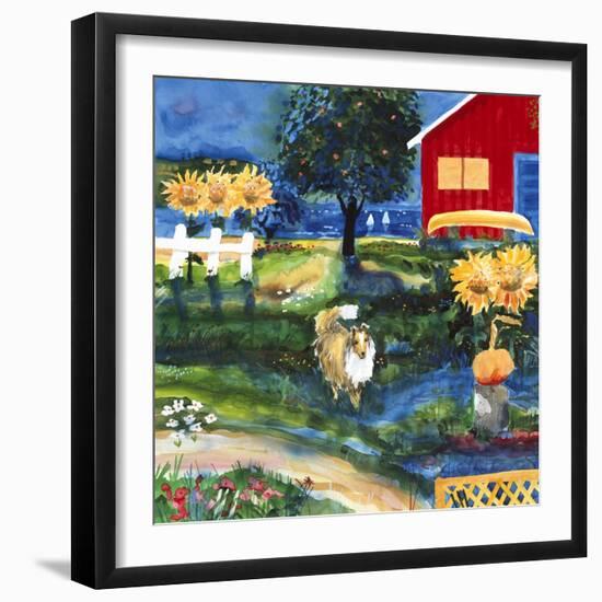 Toby on the Island-Mike Smith-Framed Giclee Print