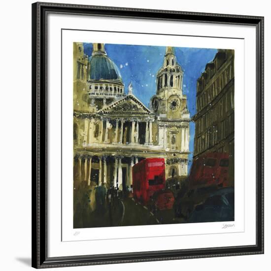 Today and Yesterday St. Paul's, London-Susan Brown-Framed Collectable Print