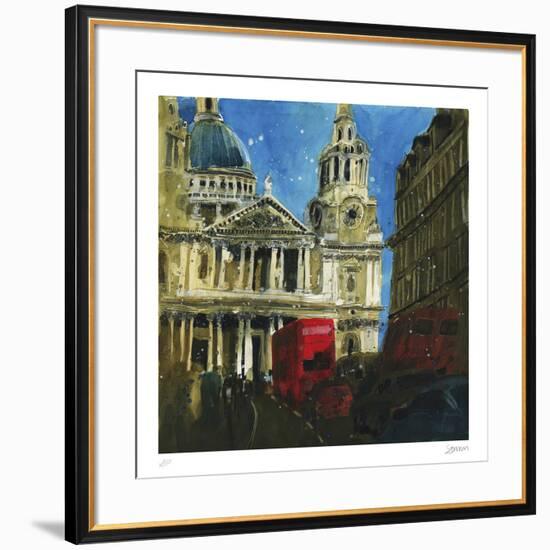 Today and Yesterday St. Paul's, London-Susan Brown-Framed Collectable Print