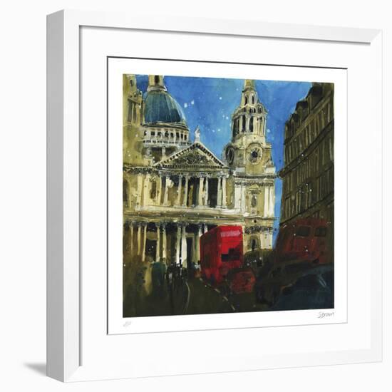 Today and Yesterday St. Paul's, London-Susan Brown-Framed Collectable Print