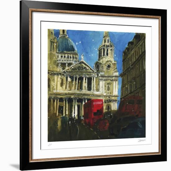 Today and Yesterday St. Paul's, London-Susan Brown-Framed Collectable Print