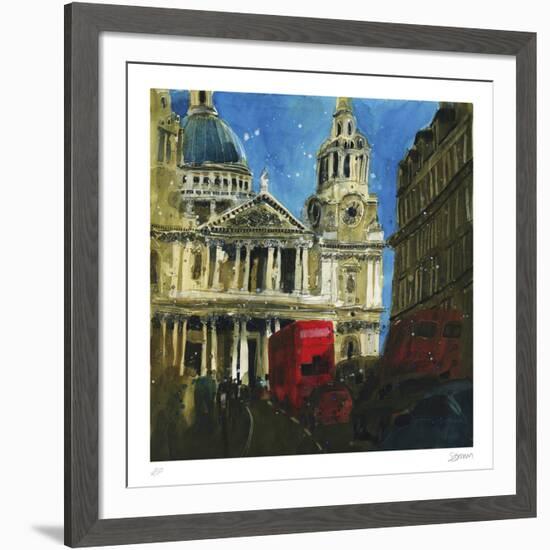 Today and Yesterday St. Paul's, London-Susan Brown-Framed Collectable Print