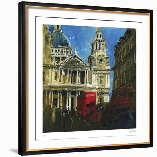 Today and Yesterday St. Paul's, London-Susan Brown-Framed Collectable Print