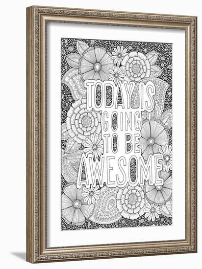 Today is Going to be Awesome-Hello Angel-Framed Giclee Print